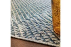 Clearance Viviendo Vloerkleed 877 Navy Nordic
