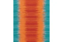 Divendo Vloerkleden^Vloerkleed 8070 Oranje Blauw Sunset