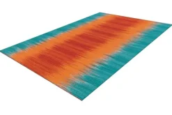 Divendo Vloerkleden^Vloerkleed 8070 Oranje Blauw Sunset