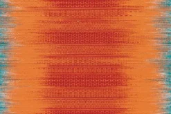 Divendo Vloerkleden^Vloerkleed 8070 Oranje Blauw Sunset