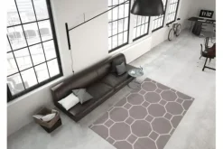 Outlet Divendo Vloerkleed 125 Taupe Ivoor Lina