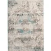 Divendo Vloerkleden^Vloerkleed 325 taupe/turquoise Anouk