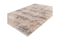 Divendo Vloerkleden^Vloerkleed 325 taupe/turquoise Anouk