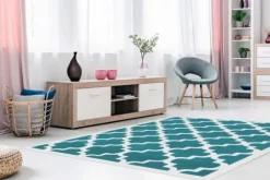 Outlet Divendo Vloerkleed 2097 Turquoise Manolya