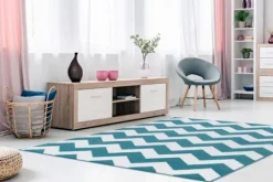 Discount Divendo Vloerkleed 2095 Turquoise Manolya