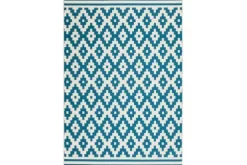 Divendo Vloerkleden^Vloerkleed 300 Wit Turquoise Now!