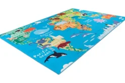 Sale Viviendo Vloerkleed 233 World Map Torino Kids