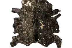 Divendo Vloerkleden^Vloerkleed 110 Zwart Goud Glam