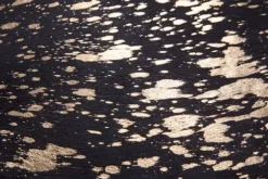 Divendo Vloerkleden^Vloerkleed 110 Zwart Goud Glam
