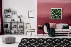 Divendo Vloerkleden^Vloerkleed 310 Zwart Lavish