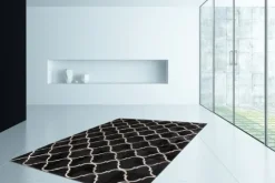 Divendo Vloerkleden^Vloerkleed 310 Zwart Lavish