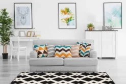 Divendo Vloerkleed 100 Zwart Wit Now!
