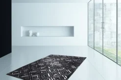 Divendo Vloerkleden^Vloerkleed 410 Zwart Zilver Spark