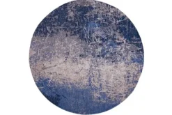 Sale Louis de Poortere Vloerkleed Abyss Blue 8629 Mad Men Cracks |