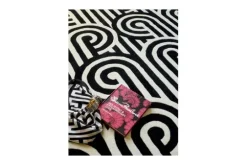 Florence Broadhurst Vloerkleden^Vloerkleed Black 039205 Turnabouts