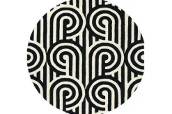 Clearance Florence Broadhurst Vloerkleed Black 039205 Turnabouts
