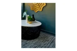 Clearance Florence Broadhurst Vloerkleed Charcoal 039405 Slub