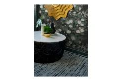 Clearance Florence Broadhurst Vloerkleed Charcoal 039405 Slub