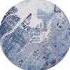 Louis de Poortere Vloerkleden^Vloerkleed Conductive Blue 9314 Tokyo Cities |