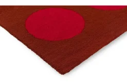 Brink & Campman Vloerkleden^Vloerkleed Festival Dots Red 495800 Habitat |
