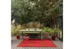 Brink & Campman Vloerkleden^Vloerkleed Festival Dots Red 495800 Habitat |