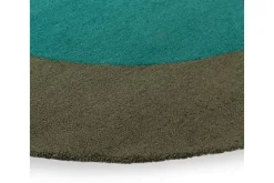 Brink & Campman Vloerkleden^Vloerkleed Festival Round Aqua 496308 Habitat |