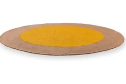 Brink & Campman Vloerkleed Festival Round Yellow 496306 Habitat |