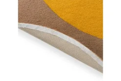 Brink & Campman Vloerkleed Festival Round Yellow 496306 Habitat |