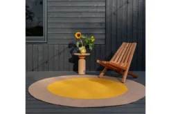 Brink & Campman Vloerkleed Festival Round Yellow 496306 Habitat |