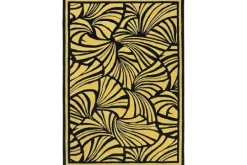 Outlet Florence Broadhurst Vloerkleed Gold 039305 Japanese Fans