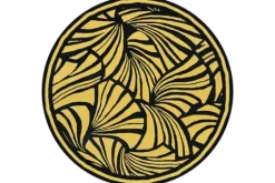 Florence Broadhurst Vloerkleden^Vloerkleed Gold 039305 Japanese Fans