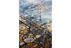 Louis de Poortere Vloerkleden^Vloerkleed Gold Sea 9698 rond | Dubai Cities |