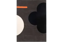 Online Orla Kiely Vloerkleed Graphite 060605 Geo Flower