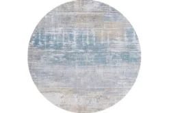 Outlet Louis de Poortere Vloerkleed Long Island Blue 8718 Atlantic Streaks |