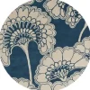 Florence Broadhurst Vloerkleden^Vloerkleed Midnight 039708 Japanese Floral