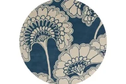 Florence Broadhurst Vloerkleden^Vloerkleed Midnight 039708 Japanese Floral