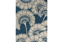 Florence Broadhurst Vloerkleed Midnight 039708 Japanese Floral