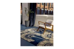 Florence Broadhurst Vloerkleed Midnight 039708 Japanese Floral