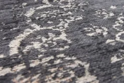 Louis de Poortere Vloerkleden^Vloerkleed Mineral Black 8263 Fading World Medallion |
