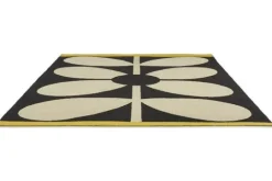 Orla Kiely Vloerkleden^Vloerkleed Noir 463705 Giant Sixties Stem