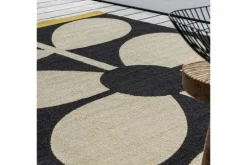 Orla Kiely Vloerkleden^Vloerkleed Noir 463705 Giant Sixties Stem