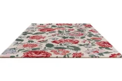 Laura Ashley Vloerkleden^Vloerkleed Poppy Red Wendling Floral