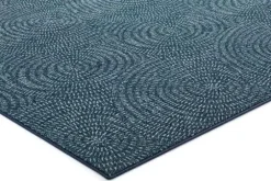 Brinker Vloerkleed Royal Blue Swirl FloorArt |