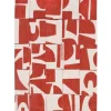 Clearance Louis de Poortere Vloerkleed Rust 9364 Papercut |