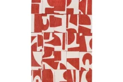 Clearance Louis de Poortere Vloerkleed Rust 9364 Papercut |