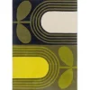 Outlet Orla Kiely Vloerkleed Seagrass 160307 Striped Tulip