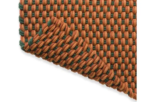 Brink & Campman Vloerkleden^Vloerkleed Tricolore Terra Rust Green 496903 Lace |