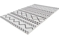 Discount Divendo Vloerkleed wit zwart Maya