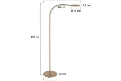 Online Steinhauer Vloerlamp 3351BR Platu Mexlite