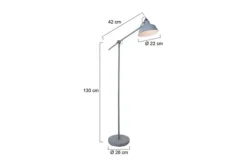 Steinhauer Vloerlampen^Vloerlamp 1322GR Nové Mexlite